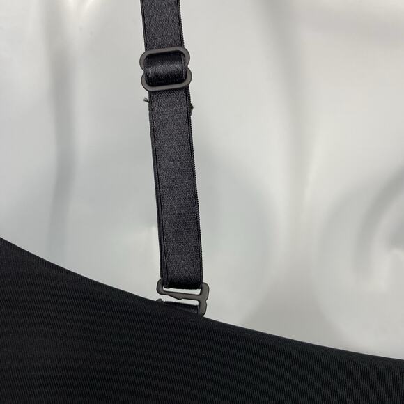 Skims Belted One piece Swimsuit Size Small Black Spaghetti Strap Slimming - Picture 6 of 8